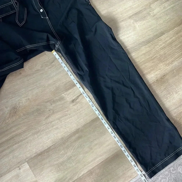 & OTHER STORIES Topstitched Belted Jumpsuit sz 8 - Picture 8 of 10